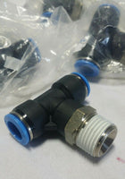7pcs, Festo, 153115, QST-1/2-12, Push-in T-Fitting, Nickel Finish, SKBAWA-b048