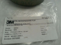 110 feet 3M 372L, 60-0001-0206-5, 1" Microfinishing Film, 30min 5mil skbawa-b541