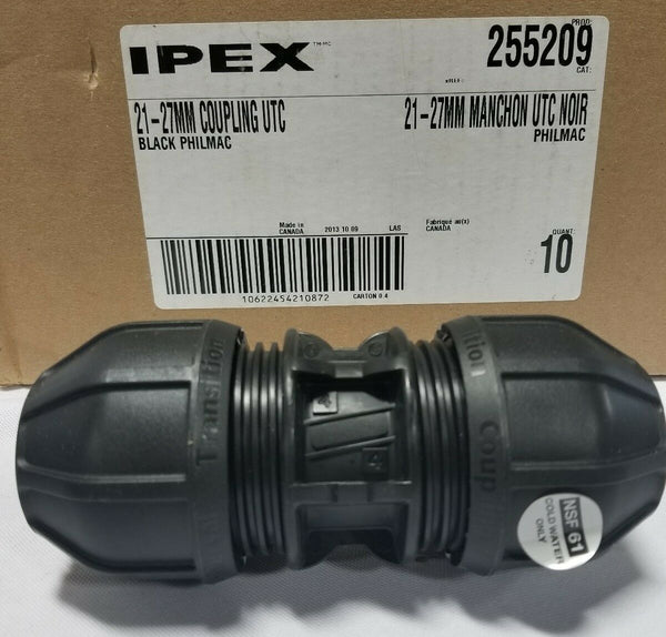 One (1) pcs, Ipex, Philmac 255209, 21-27MM Transition Coupling, SKBAWA-b098