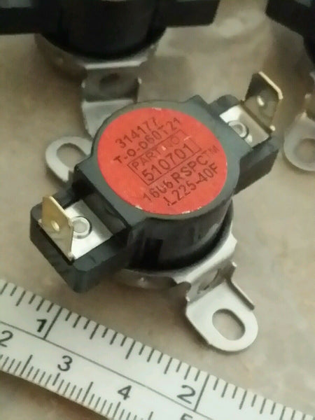 One (1), 510701 Dryer Thermostat Lim., Speed Queen, Amana, Matag, SKBAWA-B034