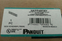 Panduit NKPP48FMY 48-port flush mount modular patch panel, 2 RU. Skbawa-s028