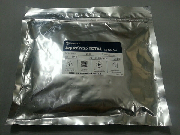 Hygiena AquaSnap AQ-100X, Total ATP Water Test Swabs (25 PK) skbawa-b045