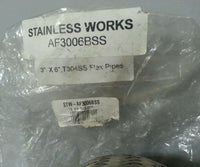 STAINLESS WORKS AF3006BSS, EXHAUST FLEX JOINT, 3" ID/ 6" long T304SS skbawa-nnnn