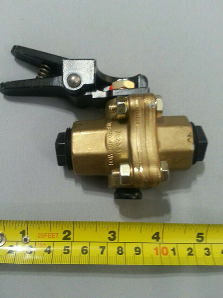 WABCO Brass 302331 1" 2-way Ball Vented 400 WOG Valve, skbawa-b521