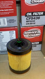 Lot of 8, Service Champ, Oil Filters CF5436, WP3244, CH-9018, SKBAWA-B050