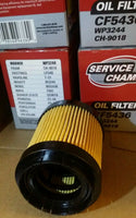 Lot of 8, Service Champ, Oil Filters CF5436, WP3244, CH-9018, SKBAWA-B050