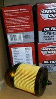 Lot of 8, Service Champ, Oil Filters CF5436, WP3244, CH-9018, SKBAWA-B050