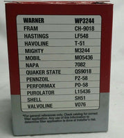 Lot of 8, Service Champ, Oil Filters CF5436, WP3244, CH-9018, SKBAWA-B050