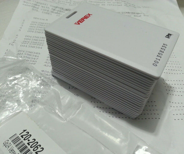 25pk Verex 120-2062 G-Prox 2a, 36 Bit precoded Access control cards, SKBAWA-nnnn