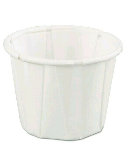 500pcs Genpak F100, 1oz Paper Portion Cups, (250 x 2packs) SKBAWA-nnnn