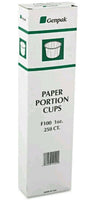 500pcs Genpak F100, 1oz Paper Portion Cups, (250 x 2packs) SKBAWA-nnnn