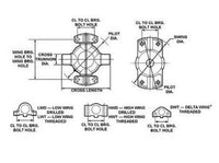 Meritor CP92N-HB, 92N1-1F, 181798K, U-Joint, Universal Joint, SKBAWA-nnnn