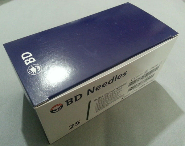 BOX OF 25 BD 405181 Spinal Quincke Type Point 22G x3.5in (ex2023) SKBAWA-b041