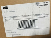 2pcs, 3M, 7957MP, Membrane Switch Spacer, Clear, (16in x 30in) SKBAWA-nnnn
