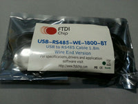 FTDI USB-RS485-WE-1800-BT, USB TO RS485 SERIAL 1.8M WIRE END reg$31. SKBAWA-nnnn