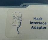 F&P Optiflow, AirVO, OPT980E, 667897_a, Mask Interface Adapter, SKBAWA-b043