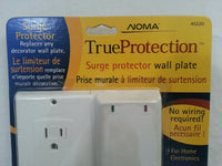 (2) NOMA 45220 TrueProtection Surge Protector Wall Plate, reg$22.00, SKBAWA-s038