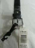 J Scott, Men's Belt, black Sz: 44, reg $34.00, SKBAWA-B072