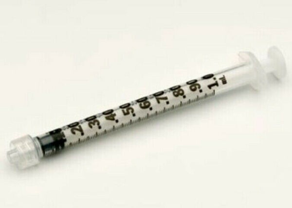 60pcs Covidien Monoject 1180100777 Tuberculin Syringe 1mL Luer Lock, SKBAWA-b032
