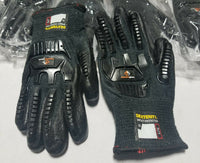 3prs SUPERIOR DEXTERITY Impact Resistant Work Gloves, sz7/S, reg$39, SKBAWA-b069