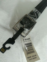 J Scott, Men's Belt, black Sz: 50, reg $34.00, SKBAWA-B072