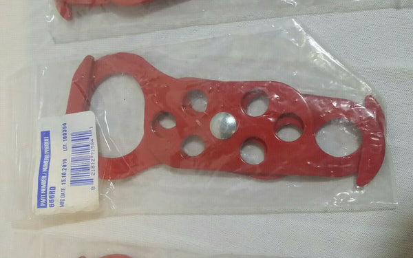 One(1) NORTH SAFETY 666RD M-SAFE METAL LOCKOUT HASP Skbawa-b537