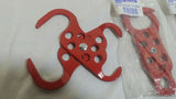 One(1) NORTH SAFETY 666RD M-SAFE METAL LOCKOUT HASP Skbawa-b537