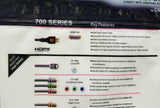 2pcs Perfect path 4' HDMI 700 Series High Speed Connectors, reg $34 SKBAWA-s038