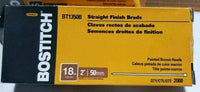 2,000 pcs Bostitch BT1350B-1M 18GA Brad Nails 2", reg $19.95, SKBAWA-b545