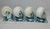 Pack of 4, 3" Swivel Nylon Caster Wheel, Heavy Duty Caster, reg $36, SKBAWA-nnnn