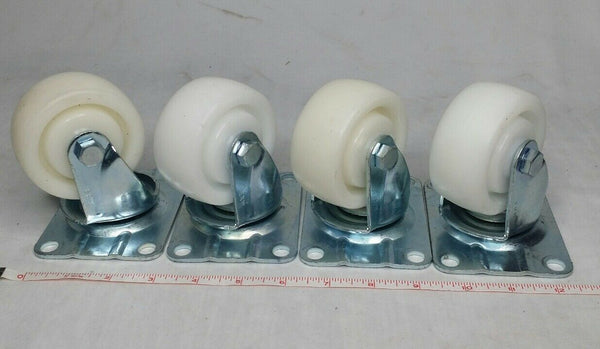 Pack of 4, 3" Swivel Nylon Caster Wheel, Heavy Duty Caster, reg $36, SKBAWA-nnnn