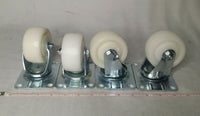 Pack of 4, 3" Swivel Nylon Caster Wheel, Heavy Duty Caster, reg $36, SKBAWA-nnnn