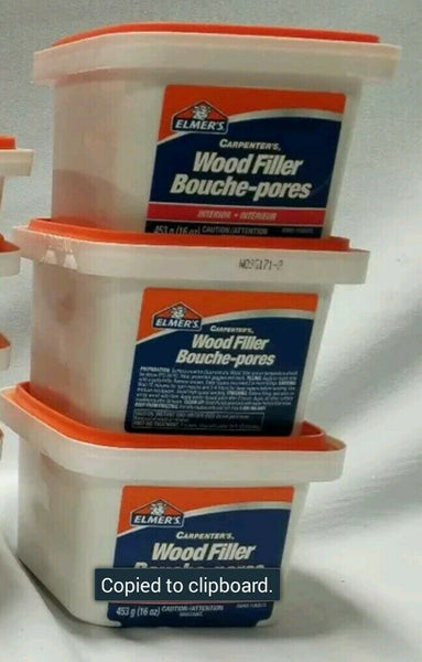 Lot of 3,  Elmer Carpenter's Wood Filler , reg $21.00, SKBAWA-B022