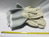 1pr, HUCK Cowhide Three-Finger Welding Mitt, glove, Med, reg$14.95, SKBAWA-B053