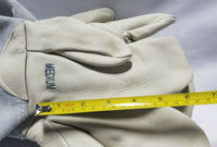 1pr, HUCK Cowhide Three-Finger Welding Mitt, glove, Med, reg$14.95, SKBAWA-B053