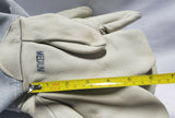 1pr, HUCK Cowhide Three-Finger Welding Mitt, glove, Med, reg$14.95, SKBAWA-B053