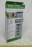 Woods, 6-Outlet, Surge Protector, 4 ft cord, 41453, reg $24.00 SKBAWA-s038