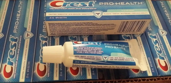 36pcs x 20ml, Crest Pro Health, Clear Mint,  Toothpast, travel Size SKBAWA-nnnn