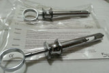 2 (Two) AS1, 833509009102, Aspirating Syringe SKBAWA-nnnn