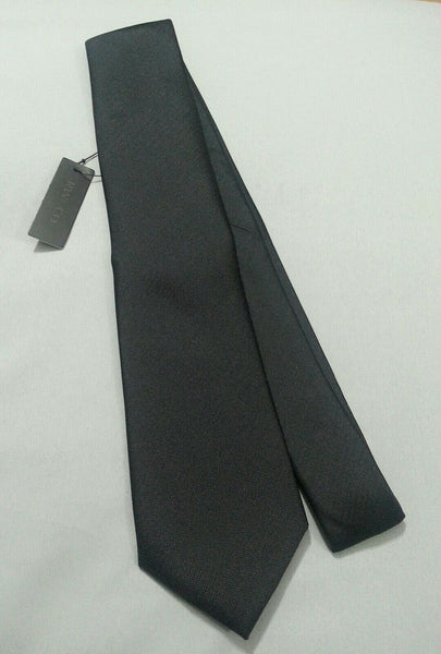 One(1) RW & Co Men's 100% Silk Black Tie, One Size fit, reg $39.00, SKBAWA-s034