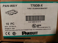 10pack, Panduit T70DB-X PAN-WAY Type T-70 DEVICE MOUNTING BRACKET  SKBAWA-b042