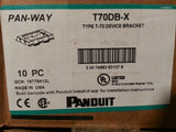 10pack, Panduit T70DB-X PAN-WAY Type T-70 DEVICE MOUNTING BRACKET  SKBAWA-b042