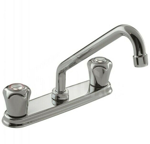 Moen 77922 Moen II 2-Knob Handle Low-Arc Swivel Spout Kitchen Faucet SKBAWA-b056