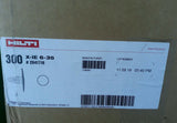 HIlti 2041716 Insulation fastener X-IE 6-35 direct fastening, 300pcs SKBAWA-s040