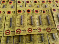20pcs, #3 PRO TIP square driver bits # 140-313, reg$25.00, SKBAWA-000
